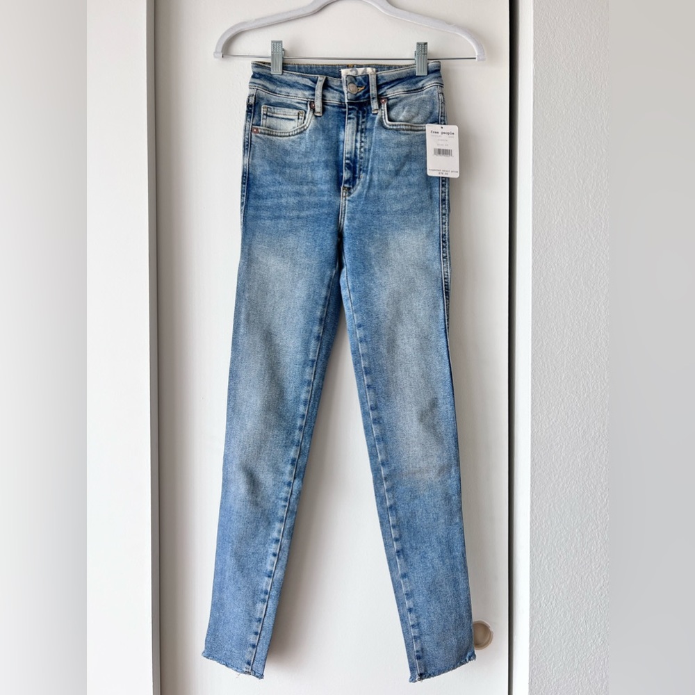 Free people skinny jeans high rise